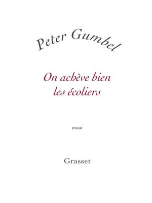 cover image of On achève bien les écoliers